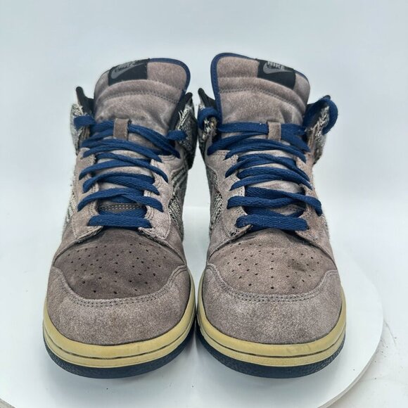 Nike Dunk High Men Size 8.5 306968-003 Premium Tweed Pack Grey Training Shoes - Picture 2 of 11